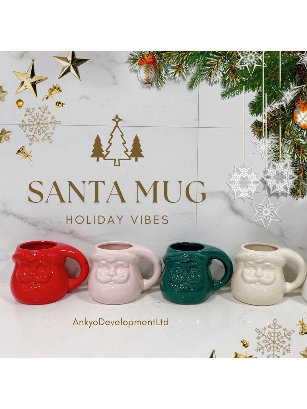 Santa Mug (3 of each color available)